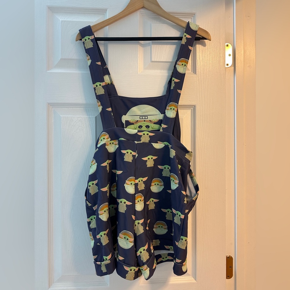 BlackMilk x Baby Yoda short overalls - Picture 3 of 4